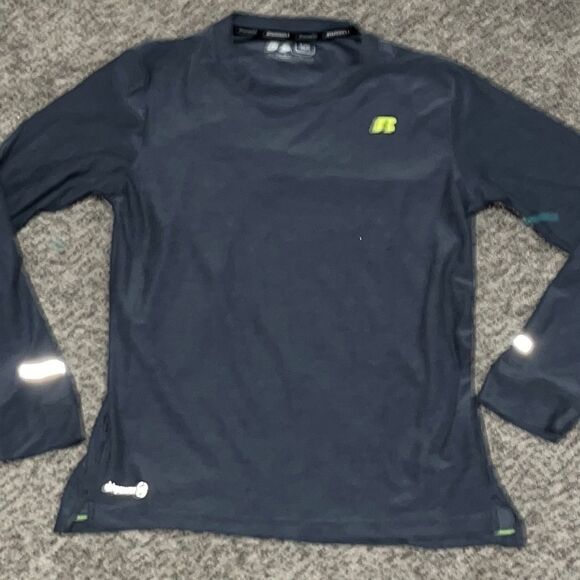Russell - Athletic Long Sleeve Shirt - Gray - L - Picture 1 of 5